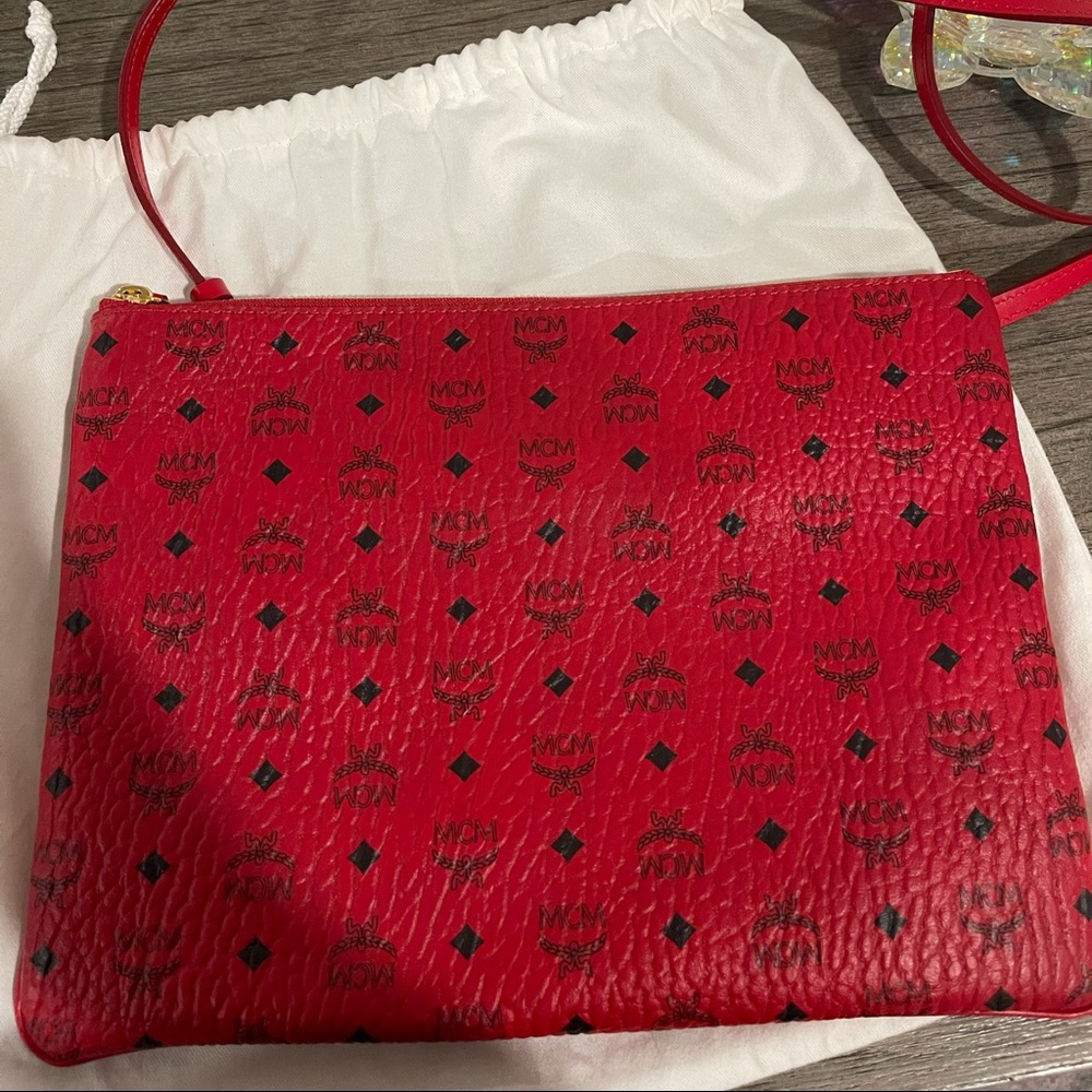 MCM Crossbody Zip Pouch